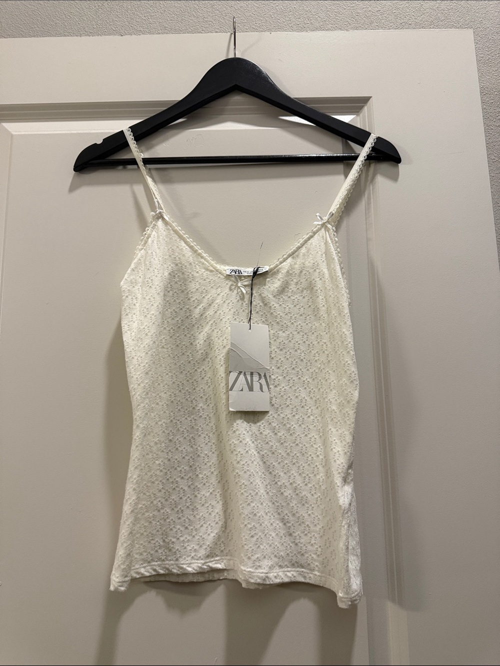 Zara white camisole